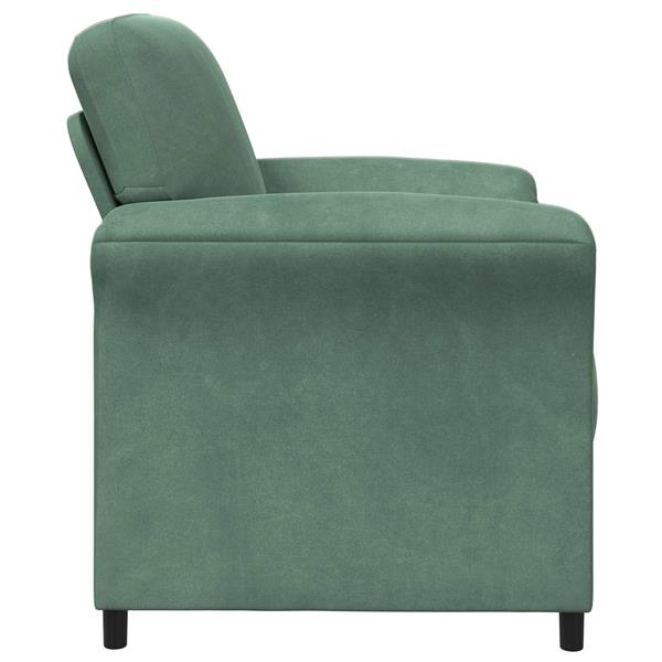 Grote foto vidaxl 1 zits bank zeegroen 88 x 83 x 95 cm fluweel huis en inrichting bankstellen