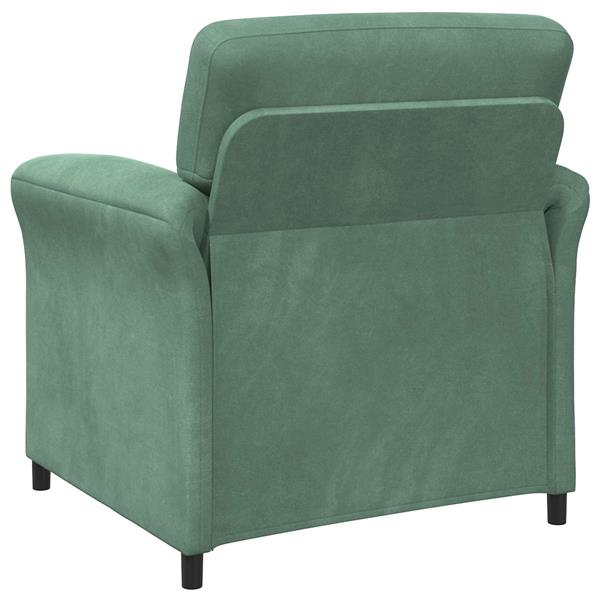 Grote foto vidaxl 1 zits bank zeegroen 88 x 83 x 95 cm fluweel huis en inrichting bankstellen