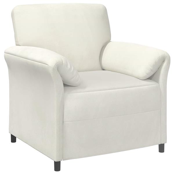 Grote foto vidaxl 1 zits bank cr mekleurig 88 x 83 x 95 cm fluweel huis en inrichting bankstellen