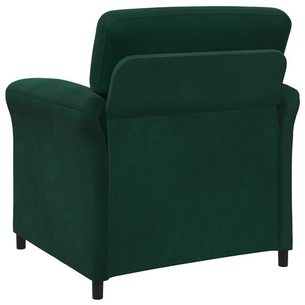 Grote foto vidaxl 1 zits bank donkergroen 88 x 83 x 95 cm fluweel huis en inrichting bankstellen