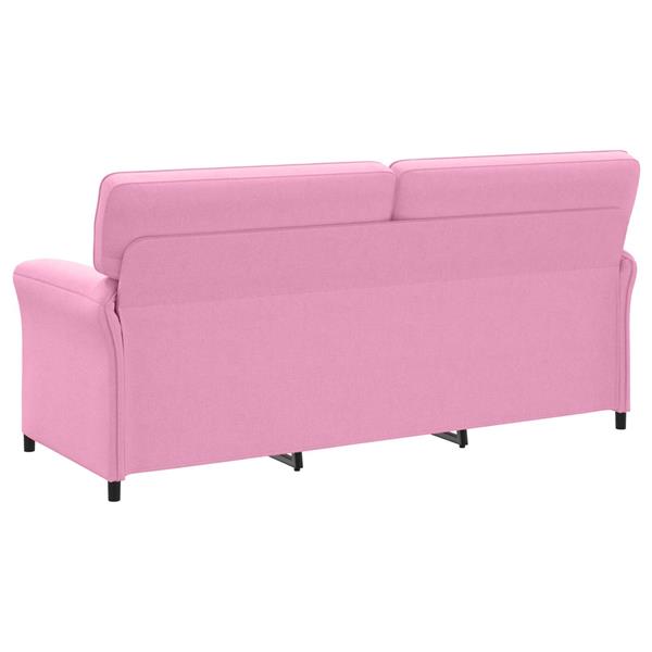 Grote foto vidaxl bank 100 polyester metalen frame mdf multiplex huis en inrichting bankstellen