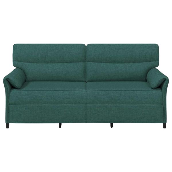 Grote foto vidaxl bank 100 polyester metalen frame mdf multiplex huis en inrichting bankstellen