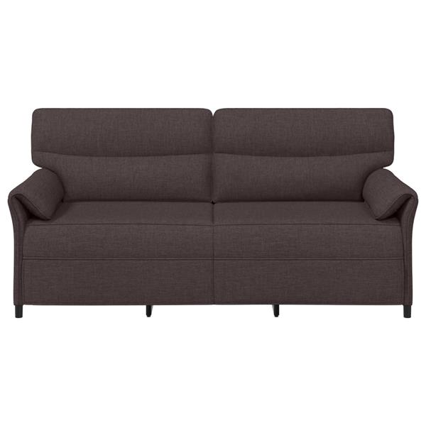 Grote foto vidaxl bank 100 polyester metalen frame mdf multiplex huis en inrichting bankstellen