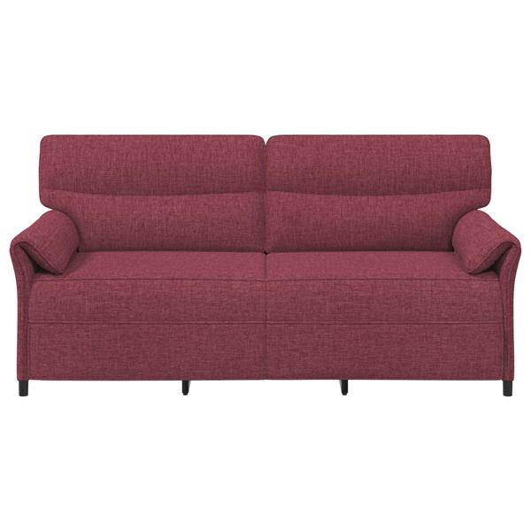 Grote foto vidaxl bank 100 polyester metalen frame mdf multiplex huis en inrichting bankstellen