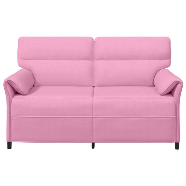 Grote foto vidaxl bank 100 polyester metalen frame mdf multiplex huis en inrichting bankstellen