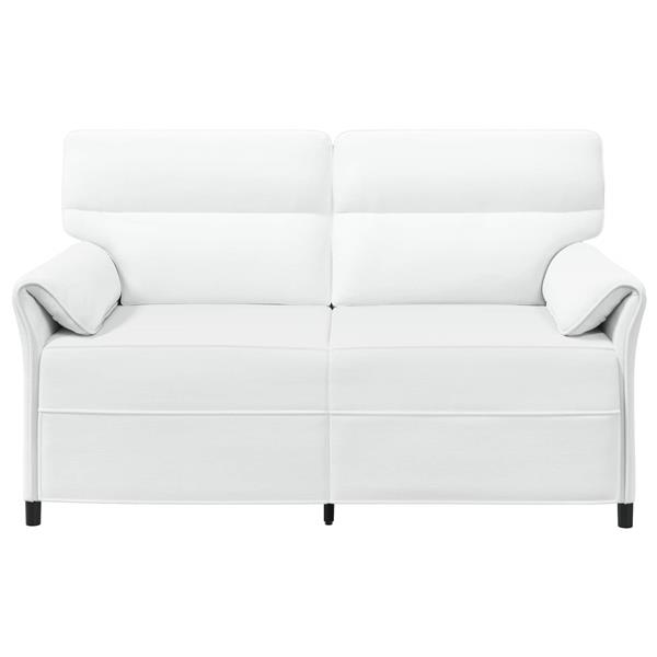 Grote foto vidaxl bank 100 polyester metalen frame mdf multiplex huis en inrichting bankstellen