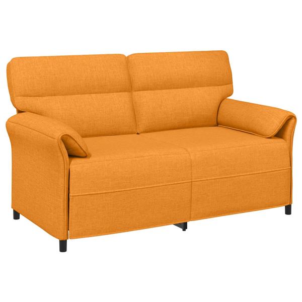 Grote foto vidaxl bank 100 polyester metalen frame mdf multiplex huis en inrichting bankstellen