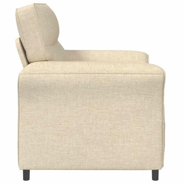 Grote foto vidaxl bank 100 polyester metalen frame mdf multiplex huis en inrichting bankstellen