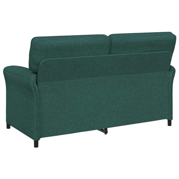 Grote foto vidaxl bank 100 polyester metalen frame mdf multiplex huis en inrichting bankstellen