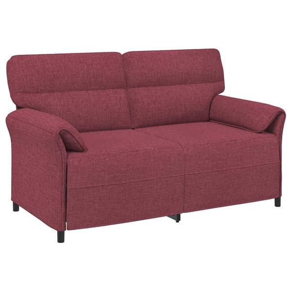 Grote foto vidaxl bank 100 polyester metalen frame mdf multiplex huis en inrichting bankstellen