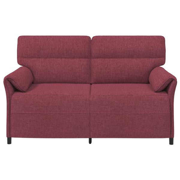 Grote foto vidaxl bank 100 polyester metalen frame mdf multiplex huis en inrichting bankstellen