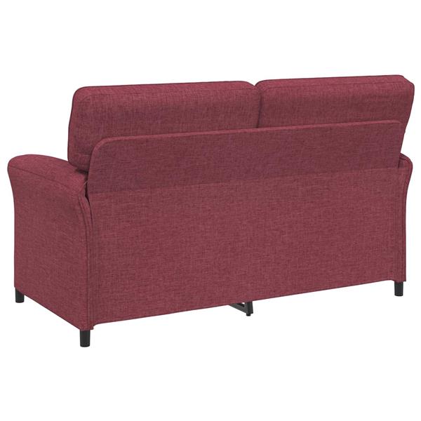 Grote foto vidaxl bank 100 polyester metalen frame mdf multiplex huis en inrichting bankstellen