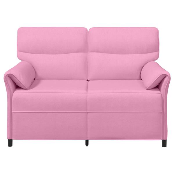 Grote foto vidaxl bank 100 polyester metalen frame mdf multiplex huis en inrichting bankstellen