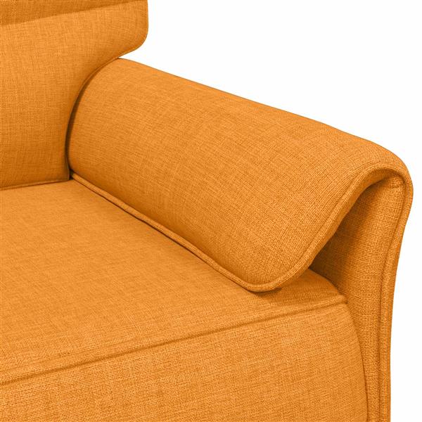 Grote foto vidaxl bank 100 polyester metalen frame mdf multiplex huis en inrichting bankstellen