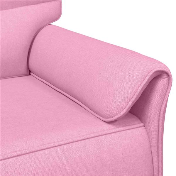 Grote foto vidaxl bank 100 polyester metalen frame mdf multiplex huis en inrichting bankstellen