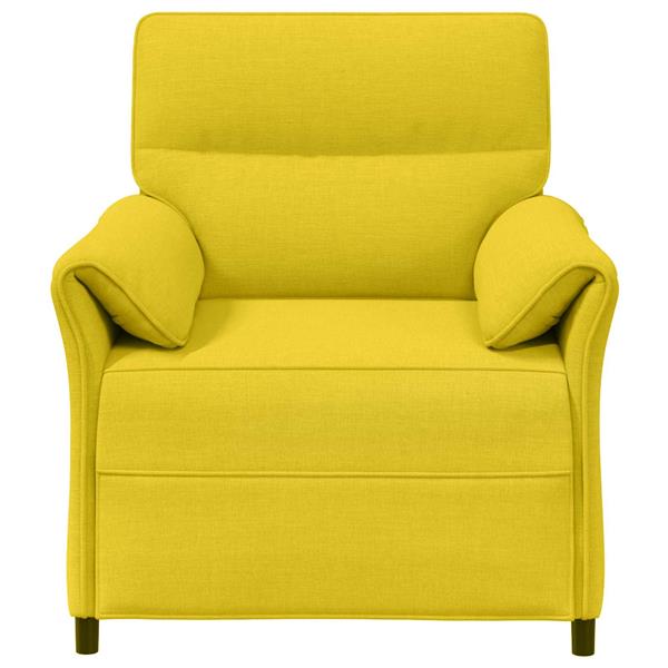 Grote foto vidaxl bank 100 polyester metalen frame mdf multiplex huis en inrichting bankstellen