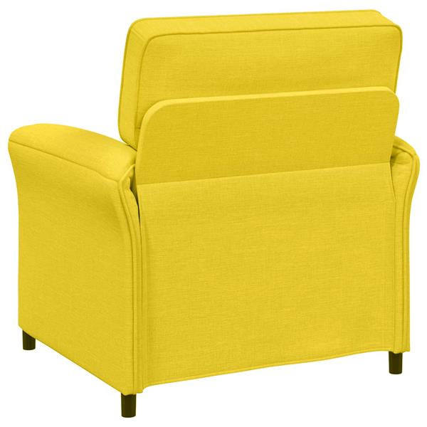 Grote foto vidaxl bank 100 polyester metalen frame mdf multiplex huis en inrichting bankstellen