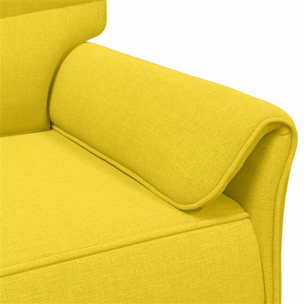 Grote foto vidaxl bank 100 polyester metalen frame mdf multiplex huis en inrichting bankstellen