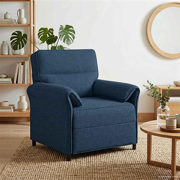 Grote foto vidaxl bank 100 polyester metalen frame mdf multiplex huis en inrichting bankstellen