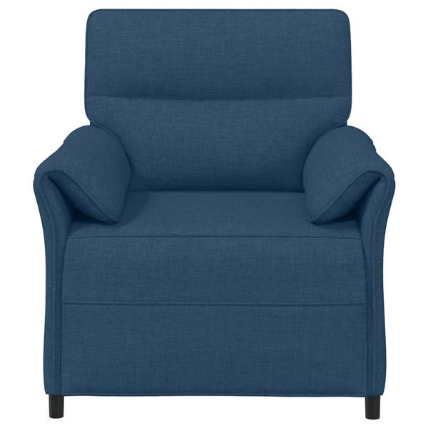 Grote foto vidaxl bank 100 polyester metalen frame mdf multiplex huis en inrichting bankstellen