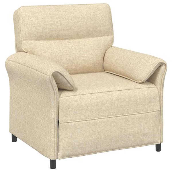 Grote foto vidaxl bank 100 polyester metalen frame mdf multiplex huis en inrichting bankstellen