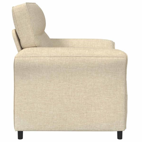 Grote foto vidaxl bank 100 polyester metalen frame mdf multiplex huis en inrichting bankstellen