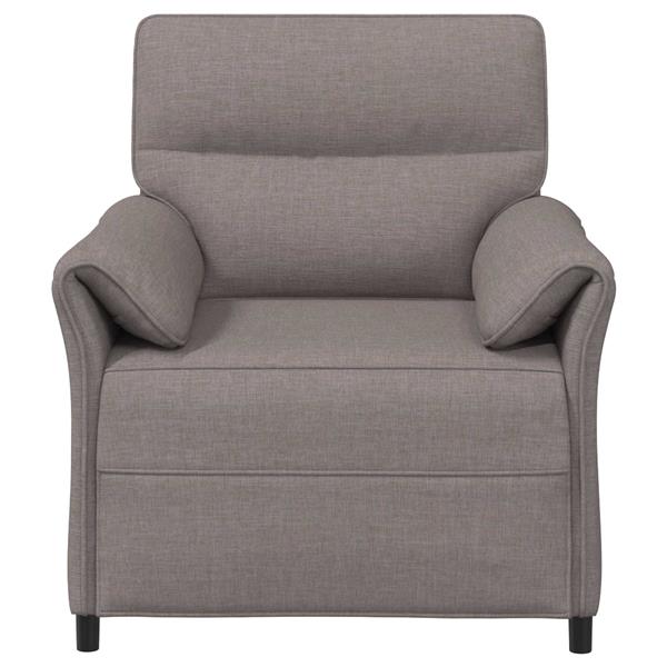 Grote foto vidaxl bank 100 polyester metalen frame mdf multiplex huis en inrichting bankstellen