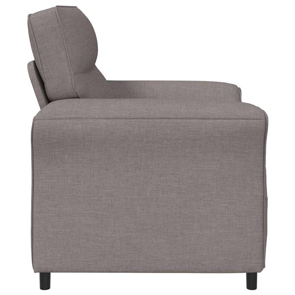 Grote foto vidaxl bank 100 polyester metalen frame mdf multiplex huis en inrichting bankstellen