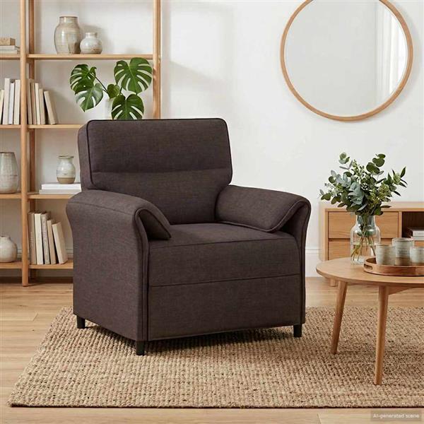 Grote foto vidaxl bank 100 polyester metalen frame mdf multiplex huis en inrichting bankstellen