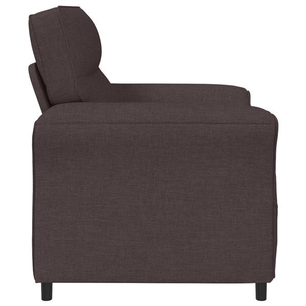 Grote foto vidaxl bank 100 polyester metalen frame mdf multiplex huis en inrichting bankstellen