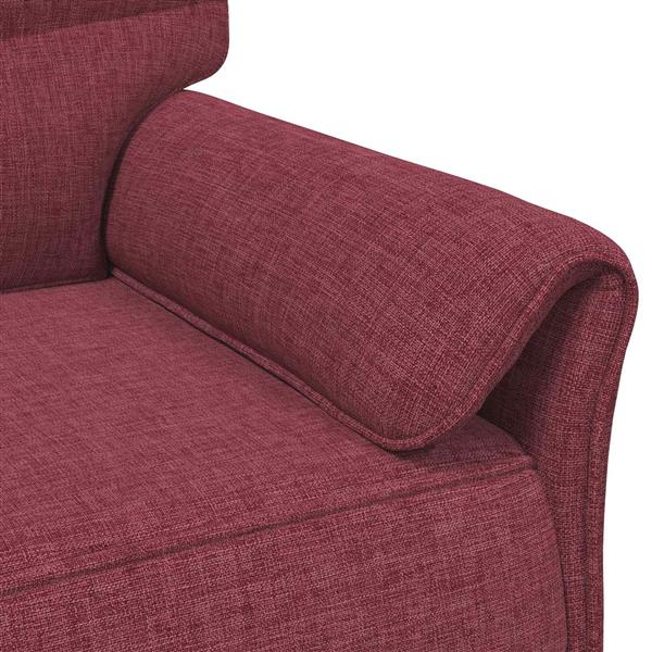 Grote foto vidaxl bank 100 polyester metalen frame mdf multiplex huis en inrichting bankstellen