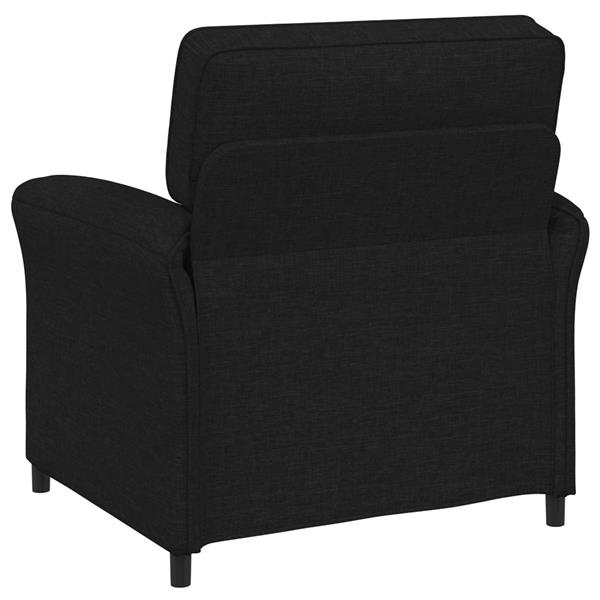 Grote foto vidaxl bank 100 polyester metalen frame mdf multiplex huis en inrichting bankstellen