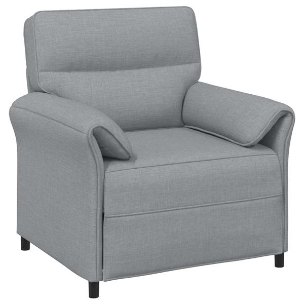 Grote foto vidaxl bank 100 polyester metalen frame mdf multiplex huis en inrichting bankstellen