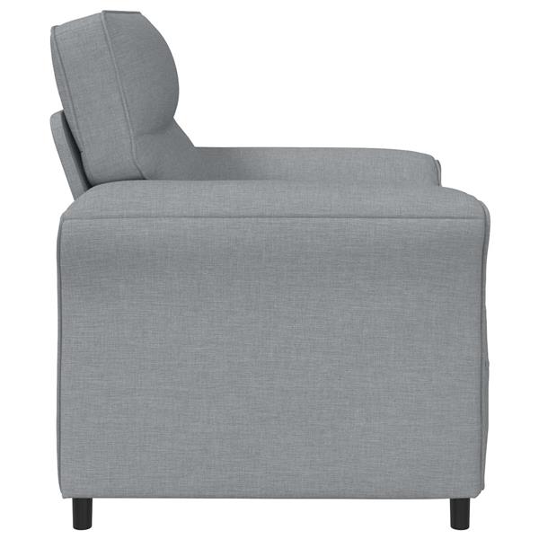 Grote foto vidaxl bank 100 polyester metalen frame mdf multiplex huis en inrichting bankstellen