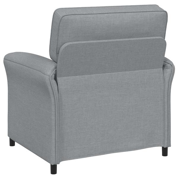 Grote foto vidaxl bank 100 polyester metalen frame mdf multiplex huis en inrichting bankstellen