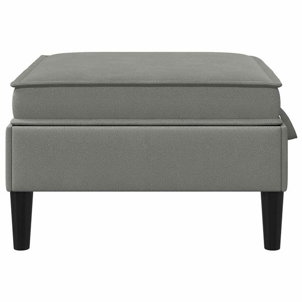 Grote foto vidaxl sofa kruk met opslag donkergrijs fluweel huis en inrichting bankstellen