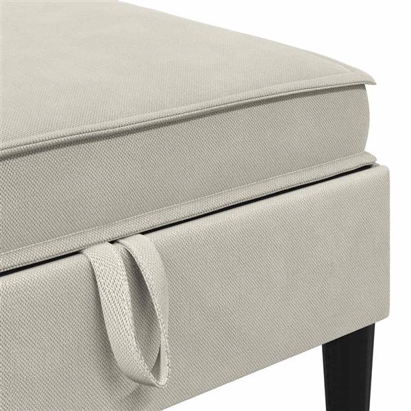 Grote foto vidaxl sofa kruk met opslag havermout fluweel huis en inrichting bankstellen