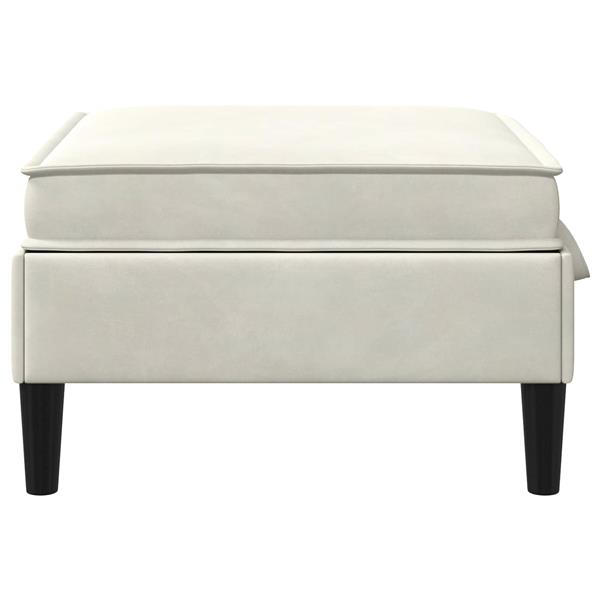 Grote foto vidaxl sofa kruk met opslag cr mekleurig fluweel huis en inrichting bankstellen