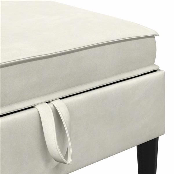 Grote foto vidaxl sofa kruk met opslag cr mekleurig fluweel huis en inrichting bankstellen