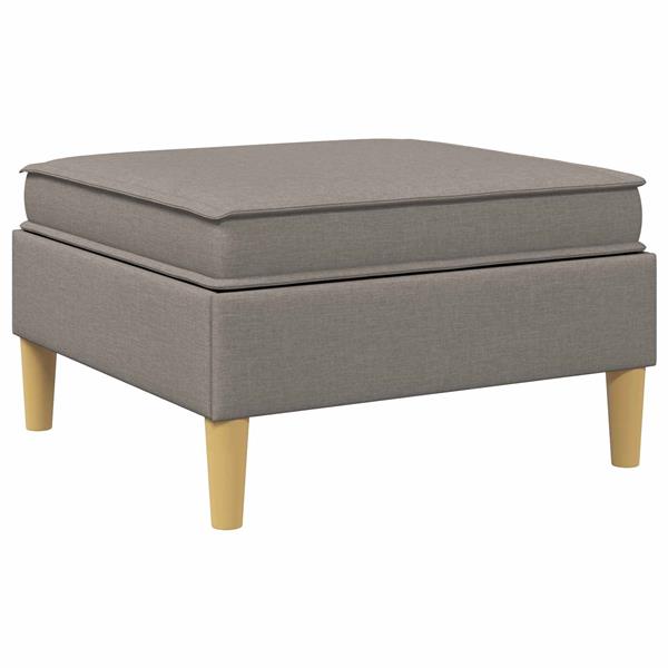 Grote foto vidaxl sofa kruk met opslag taupe stof huis en inrichting bankstellen