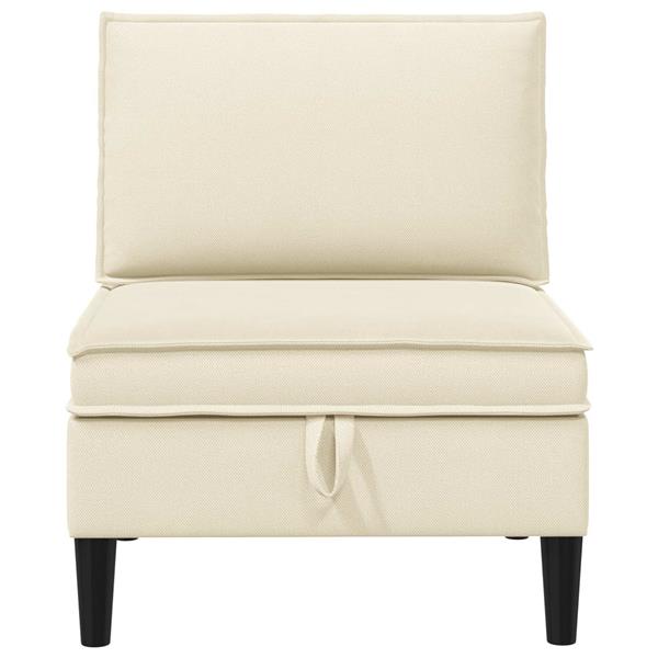 Grote foto vidaxl middelse sofa met opbergruimte cr mekleurig fluweel huis en inrichting bankstellen