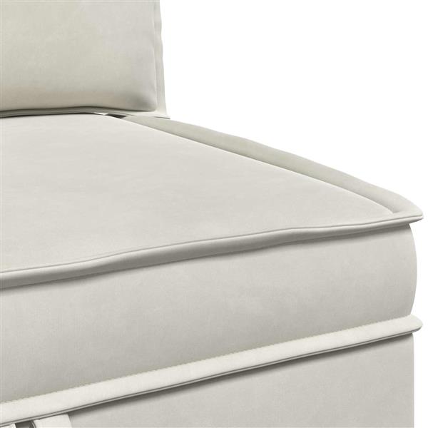 Grote foto vidaxl bank met opslag cr mekleurig fluweel huis en inrichting bankstellen