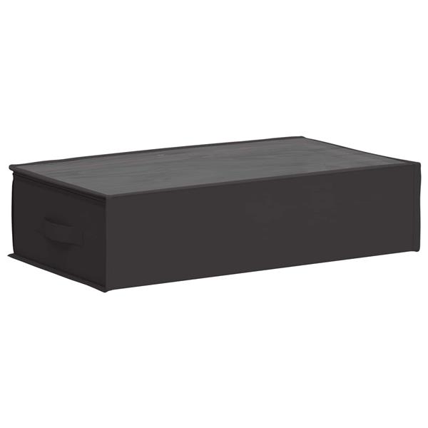 Grote foto vidaxl opbergdoos met transparant bovenraam 2 pcs antracietkleurig doe het zelf en verbouw materialen en producten