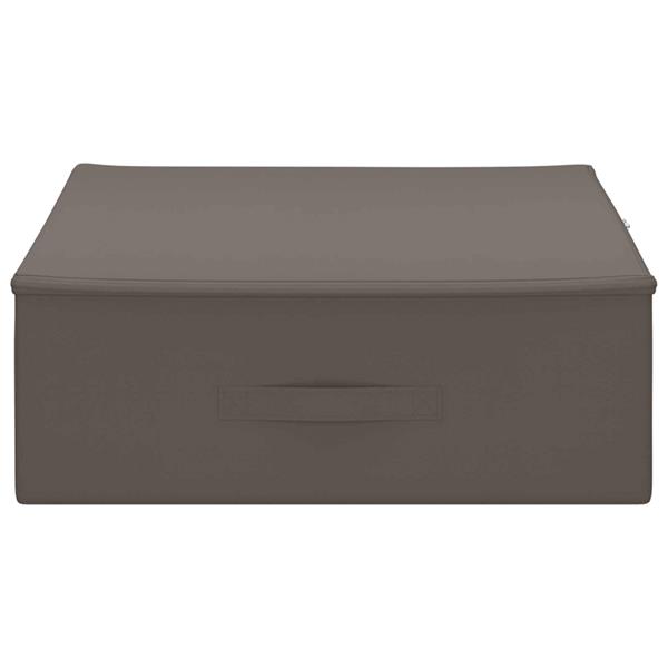 Grote foto vidaxl opbergbox 2 pcs grijs 90 x 48 x 15 cm nonwoven stof doe het zelf en verbouw materialen en producten