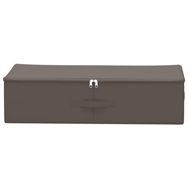 Grote foto vidaxl opbergbox 24 pcs grijs 70 x 40 x 18 cm nonwoven stof doe het zelf en verbouw materialen en producten