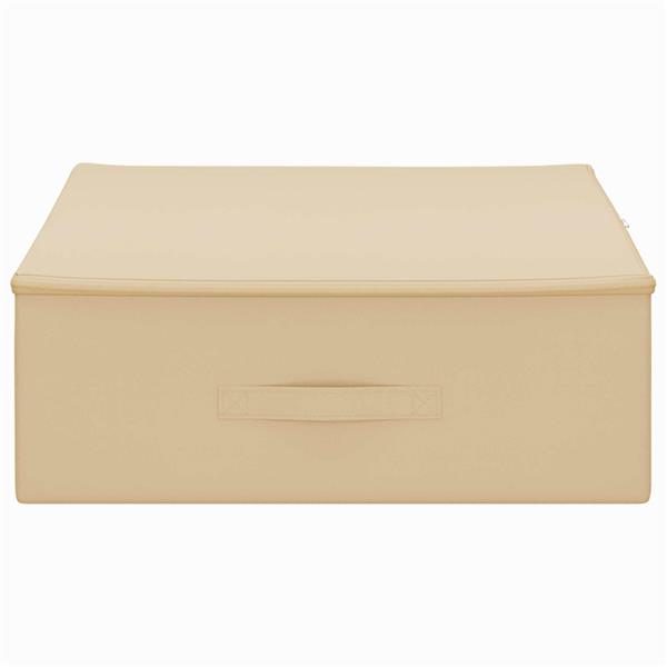 Grote foto vidaxl opbergbox 24 pcs cr mekleurig 100 x 50 x 18 cm nonwoven stof doe het zelf en verbouw materialen en producten