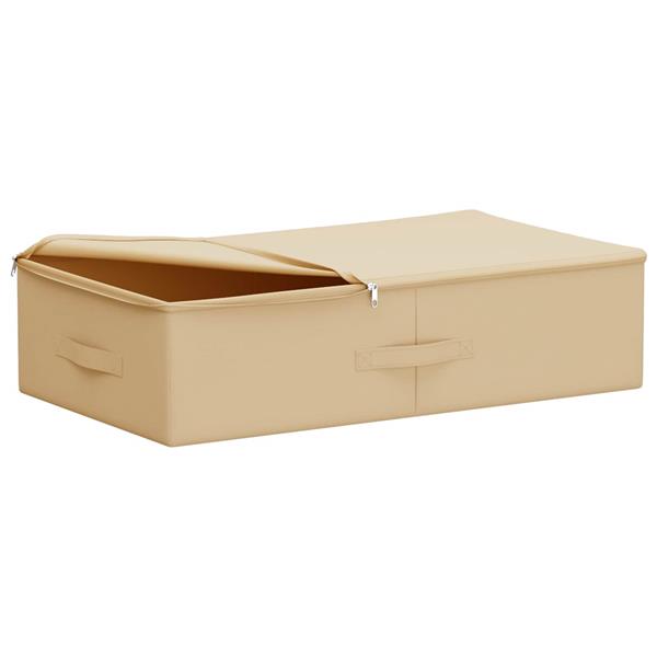 Grote foto vidaxl opbergbox 24 pcs cr mekleurig 70 x 40 x 18 cm nonwoven stof doe het zelf en verbouw materialen en producten