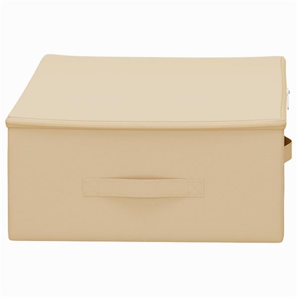 Grote foto vidaxl opbergbox 6 pcs cr mekleurig 70 x 40 x 18 cm nonwoven stof doe het zelf en verbouw materialen en producten