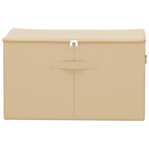 Grote foto vidaxl opbergbox 24 pcs cr mekleurig 55 x 35 x 32 cm nonwoven stof doe het zelf en verbouw materialen en producten