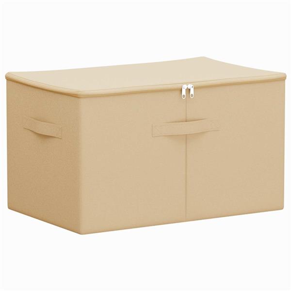 Grote foto vidaxl opbergbox cr mekleurig 55 x 35 x 32 cm nonwoven stof doe het zelf en verbouw materialen en producten